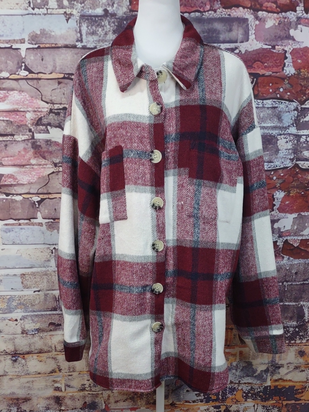 Plush Plaid Shacket
